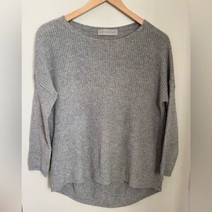 Stella McCartney Grey Knit High-Low Sweater Grey Size Medium
